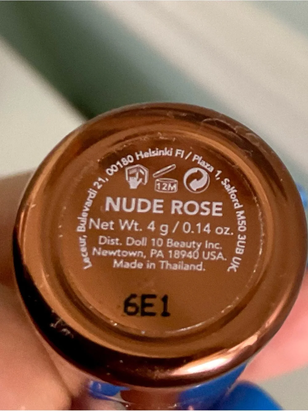 DOLL 10 PERFECT POUT BUTTER BALM LIP TINT -  NUDE ROSE